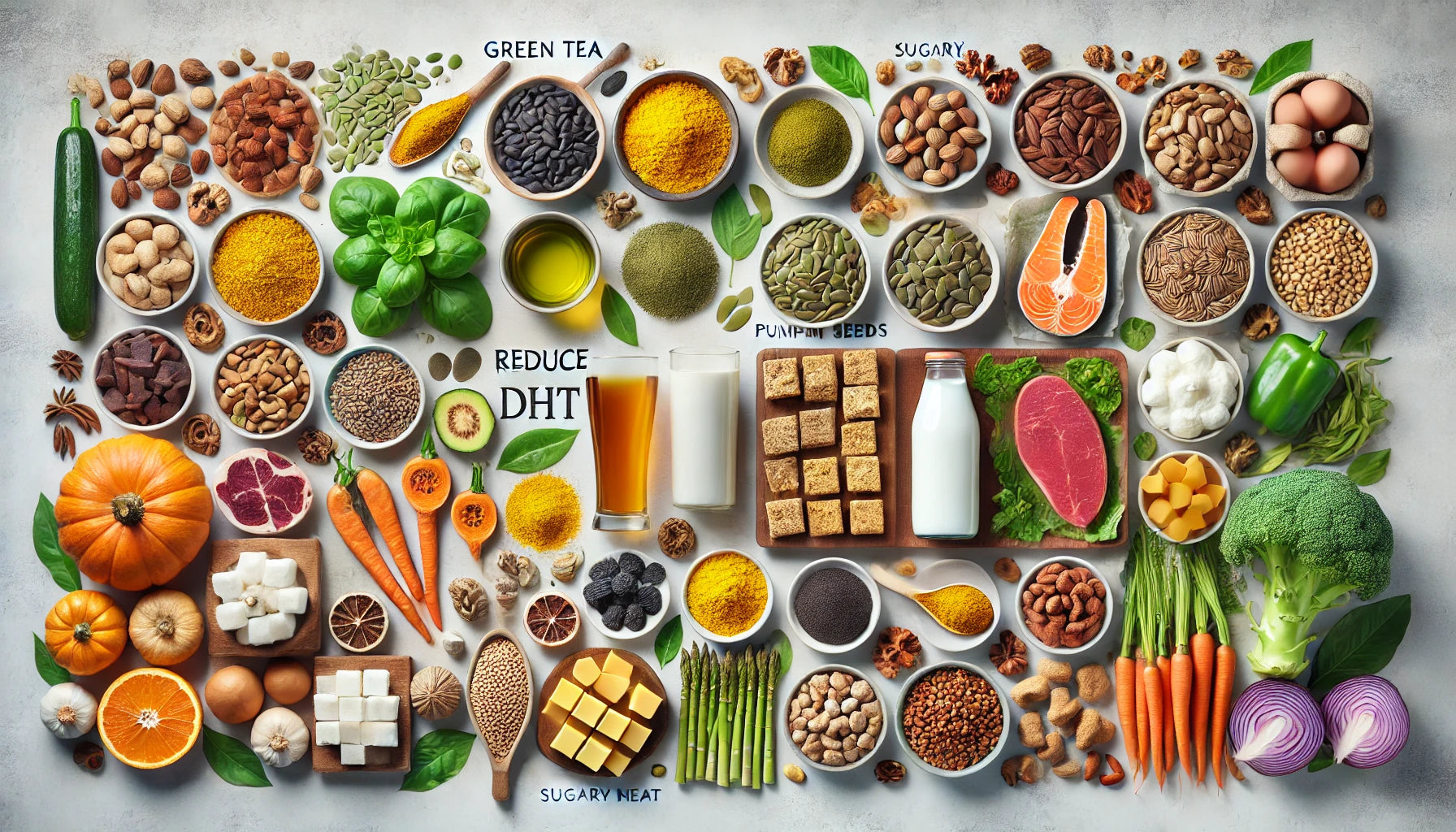 The Connection Between Diet and DHT: Foods to Eat and Avoid for Hair Health
